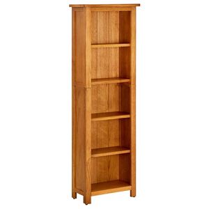 vidaXL Kirjahylly 5 tasoa 45x22x140 cm t&auml;ystammi
