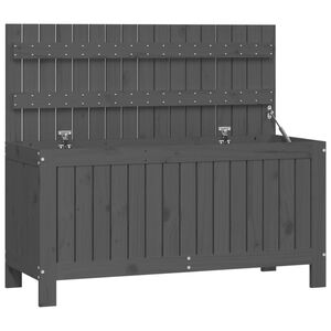 vidaXL S&auml;ilytyslaatikko harmaa 108x42,5x54 cm t&auml;ysi m&auml;nty