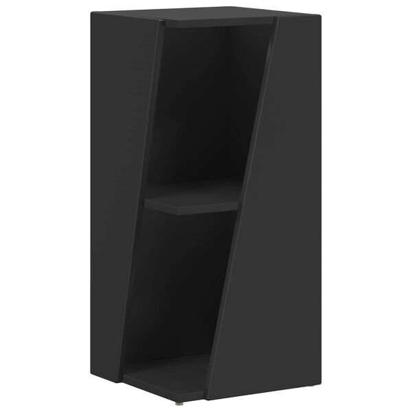 vidaXL Sivuhylly Musta 33 x 32 x 70,5 cm Tekninen puu