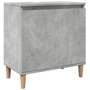 vidaXL Pesuallaskaappi betoninharmaa 58x33x60 cm tekninen puu