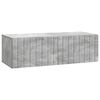 vidaXL Sein&auml;lle asennettava TV-kaappi Betoninharmaa 98 x 41 x 30 cm