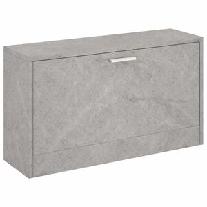 vidaXL Kenk&auml;teline betoninharmaa 80x24x45 cm tekninen puu
