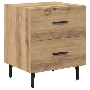 vidaXL Y&ouml;p&ouml;yt&auml;kaappi Artisan tammi 40 x 35 x 47,5 cm Tekninen puu