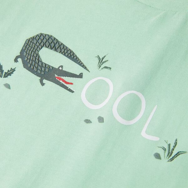 Lasten lyhythihainen T-paita vaaleanvihreä 92