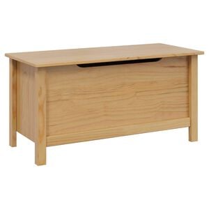 vidaXL S&auml;ilytyslaatikko Hill Hunajaruskea 90 x 40 x 45 cm