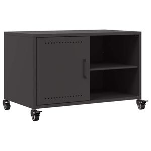 vidaXL TV-taso musta 68x39x43,5 cm ter&auml;s