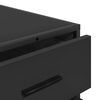 vidaXL Laatikosto musta 70x41x56 cm tekninen puu