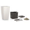 LECHUZA Kukkalaatikko Cubico Color 30 ALL-IN-ONE valkoinen 13130