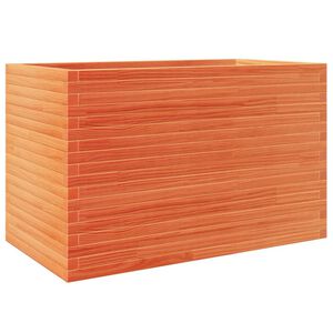 vidaXL Puutarhakukkalaatikko vahanruskea 110x60x68,5 cm t&auml;ysi m&auml;nty
