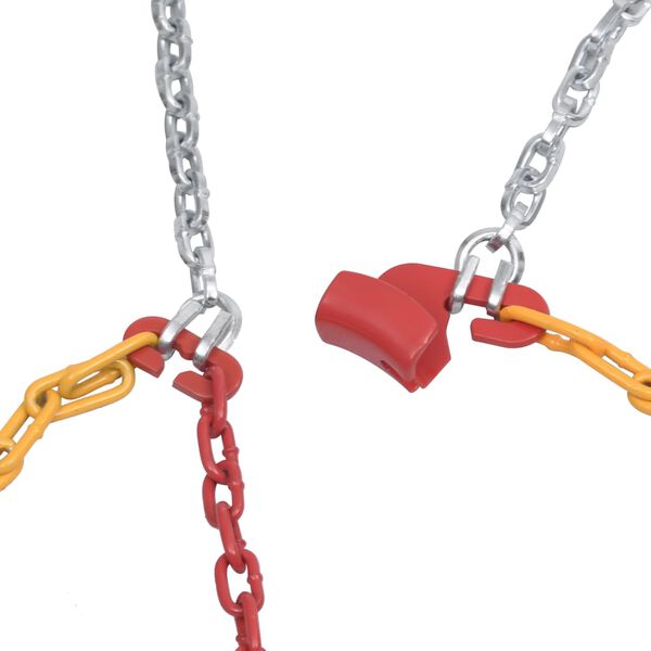 vidaXL Autonrenkaiden lumiketjut 2 kpl 16 mm SUV 4x4 koko 460