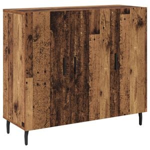 vidaXL Sivup&ouml;yt&auml; Vanha puu 90 x 34 x 80 cm Tekninen puu