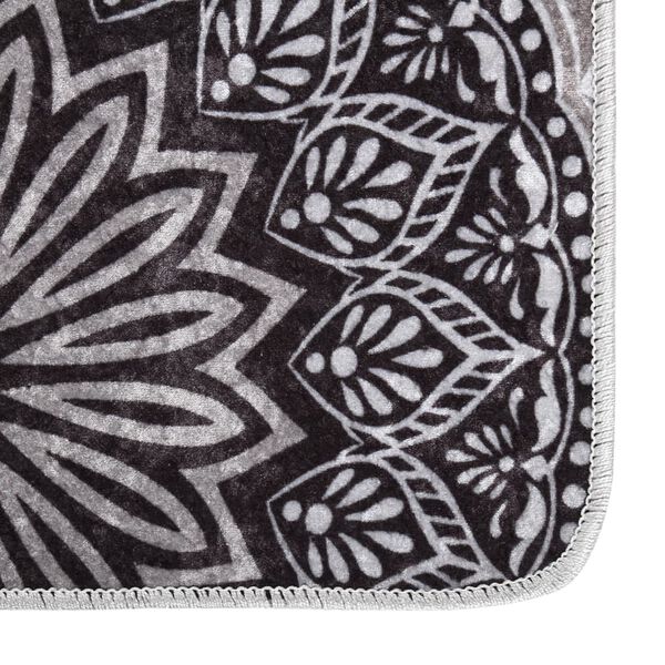 vidaXL Matto pestävä 190x300 cm monivärinen liukumaton