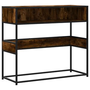 vidaXL konsolip&ouml;yt&auml; savustettu tammi 90x35x80 cm tekninen puu