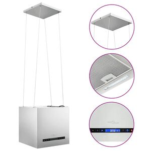 vidaXL Ripustettava liesituuletin LCD 37 cm ruostumaton teräs