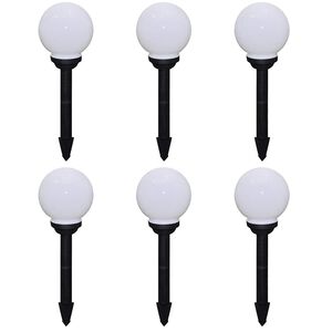 vidaXL Ulkolamput polulle 6 kpl LED 20 cm maapiikill&auml;