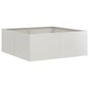 vidaXL Kukkalaatikko 80x80x30 cm ruostumaton ter&auml;s