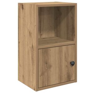 vidaXL Kirjahylly artesaani tammi 31x24x52 cm tekninen puu
