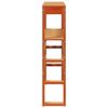 vidaXL S&auml;ngynp&auml;&auml;ty hyllyill&auml; vahanruskea 90 cm t&auml;ysi m&auml;nty