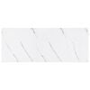 vidaXL Sein&auml;hylly Valkoinen marmori 50 x 23 x 4 cm Tekninen puu