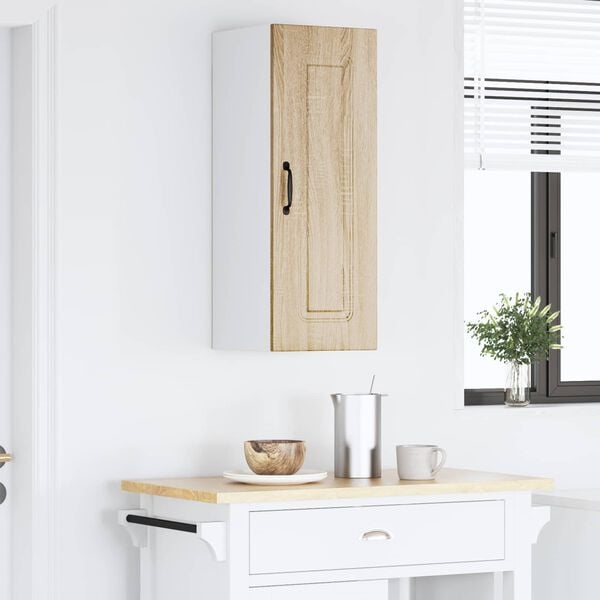 vidaXL Keitti&ouml;kaappi Kalmar Sonoman tammi 30 x 31 x 80 cm Tekninen puu