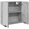 vidaXL Kylpyhuoneen peilikaappi betoninharmaa 64x20x66,5 cm lastulevy