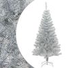 vidaXL Tekojoulukuusi jalustalla hopea 150 cm PET