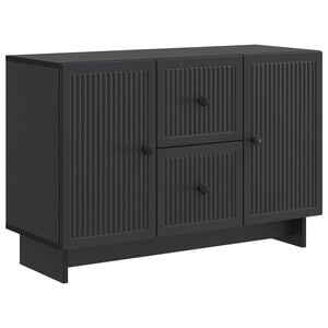 vidaXL Sivup&ouml;yt&auml; laatikon kanssa Musta 89 x 34,5 x 60 cm Tekninen puu