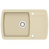 vidaXL Keitti&ouml;n pesuallas graniitti beige