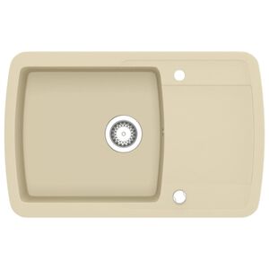 vidaXL Keitti&ouml;n pesuallas graniitti beige
