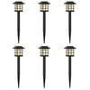 vidaXL 6 pcs L&auml;mpim&auml;n Valkoinen 38,5 cm PP