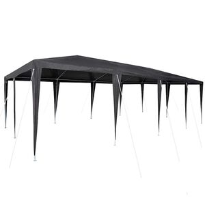vidaXL Juhlateltta Antrasiitti 800 x 400 x 266 cm Polyeteeni ja ter&auml;s