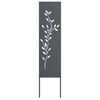 vidaXL Puutarhan yksityisyyden verho Antrasiitti 32 x 140 cm