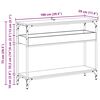 vidaXL Konsolipöytä artesaani tammi 100 x 29 x 75 cm Tekninen puu