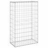vidaXL Gabion-kivikori kansilla galvanoitu ter&auml;s 60x30x100 cm