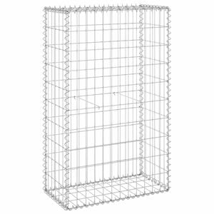 vidaXL Gabion-kivikori kansilla galvanoitu ter&auml;s 60x30x100 cm
