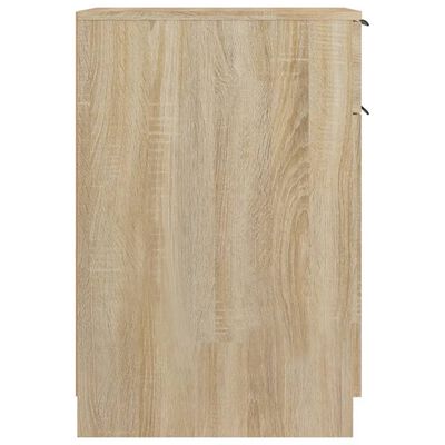 vidaXL Pöytäkaappi Sonoma-tammi 33,5x50x75 cm tekninen puu