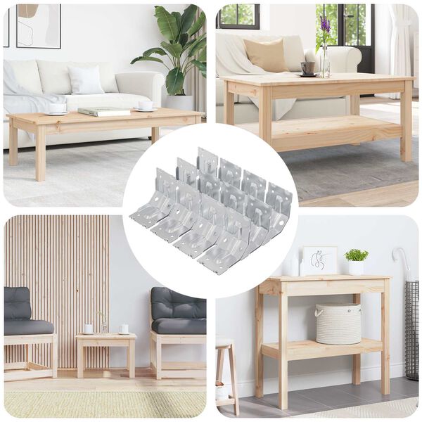 vidaXL Kiinnitys 212 pcs Sinkitty 106 x 55 x 1,5mm Ter&auml;s