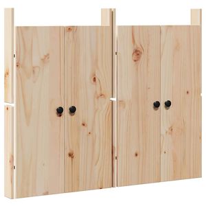 vidaXL Keitti&ouml;n ovi 2 pcs Kerma 50 x 9 x 82 cm T&auml;ysi M&auml;nty