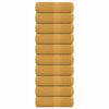 vidaXL Vieraspyyhkeet SAMMAKO 10 kpl Kulta 30x50 cm 360 gsm