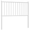 vidaXL Metallinen vaihtop&auml;&auml;ty valkoinen 90 cm