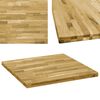 vidaXL P&ouml;yt&auml;levy kiinte&auml; tammipuu neli&ouml; 44 mm 80x80 cm