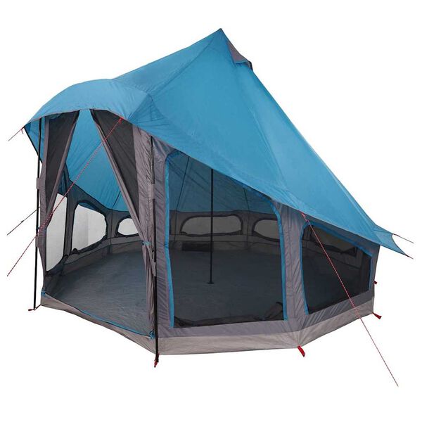 vidaXL Perhe Tipi Teltta katolla Sininen 404 x 370 x 270 cm