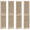 vidaXL Kaapin ovi 4 kpl Luonnollinen 170 x 2,1 x 39,5 cm T&auml;ysi m&auml;nty