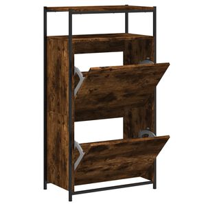 vidaXL Kenk&auml;kaappi savutammi 60x34x112 cm tekninen puu