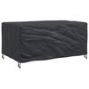 vidaXL Huonekalusuojus Yksiv&auml;rinen Musta 172 x 113 x 73 cm 210D