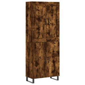 vidaXL Kaappi savutammi 69,5x34x180 cm tekninen puu