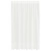 vidaXL Verkkoverho verhoilla Valkoinen 140 x 150 cm Polyesteri