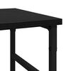 vidaXL Sivupöytä Musta 102 x 32 x 73.5 cm Tekninen puu