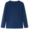 Lasten pitk&auml;hihainen T-paita laivastonsininen 116