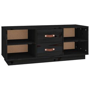 vidaXL TV-taso musta 100x34x40 cm t&auml;ysi m&auml;nty
